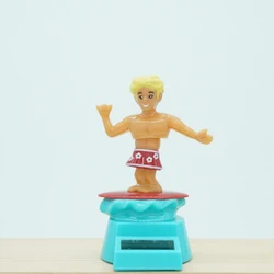 Surfing Boy Bobblehead - Playful Car Dashboard Decor with Motion Effect, Perfect Gift (Red)