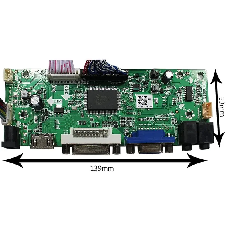 DVI VGA 오디오 LCD 컨트롤러 보드 DV170YGZ-N10 DV170YGM-N10 17인치 4:3 1280X960에 적합