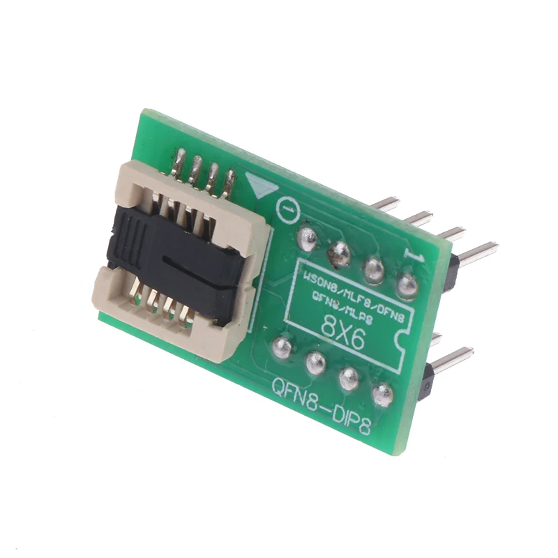 DFN8 WSON8 MLF8 MLP8 QFN8 к адаптеру DIP8 6*5 мм 6*8 IC чипы разъем для CH341A TL866ii Plus RT809HF T48 T56 EZP2023 программатор (art.: 3920c708369dd) - 3920c708369dd