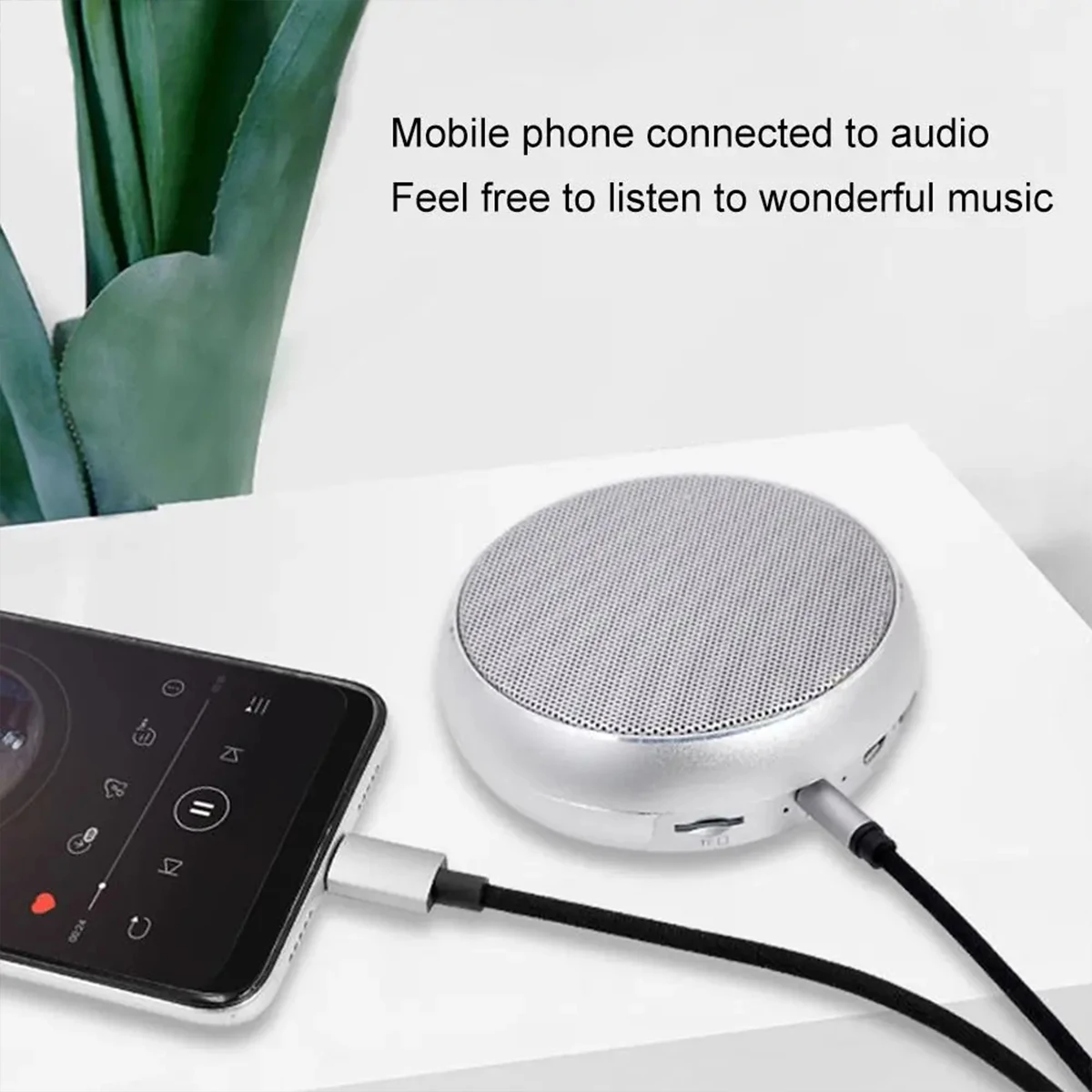 รูปสินค้า อะแดปเตอร์ USB-C 3.5มม. หูฟัง-ลำโพง คุณภาพดี