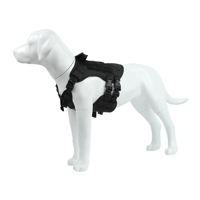 Tactical No-Pull Dog Harness – Escape-Proof Reflective Vest for