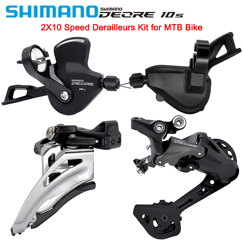 SHIMANO DEORE 2X10 Speed Derailleurs Groupset for MTB Bike SL-M5100-L  FD-M4100-M 20s 10s Rear Derailleur Kit for MTB Bicycle - AliExpress