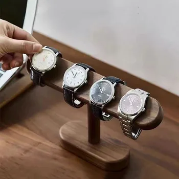Walnut Watch Bracket Display Holder Jewelry Bracket Chain Anklets Hanger Stand Racks Organizer For Counter Shows Shop Selling 1