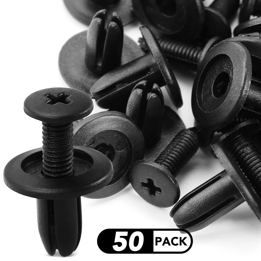 50PCS-6mm-Car-Fastener-Clip-Bumper-Fender-Liner-Rivet-For-Chevrolet ...