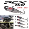 Motorcycle Escape Fit Exhaust For HONDA PCX 125 150 pcx125 pcx150 Motorcycle Scooter Exhaust Muffler Full System Middle Pipe