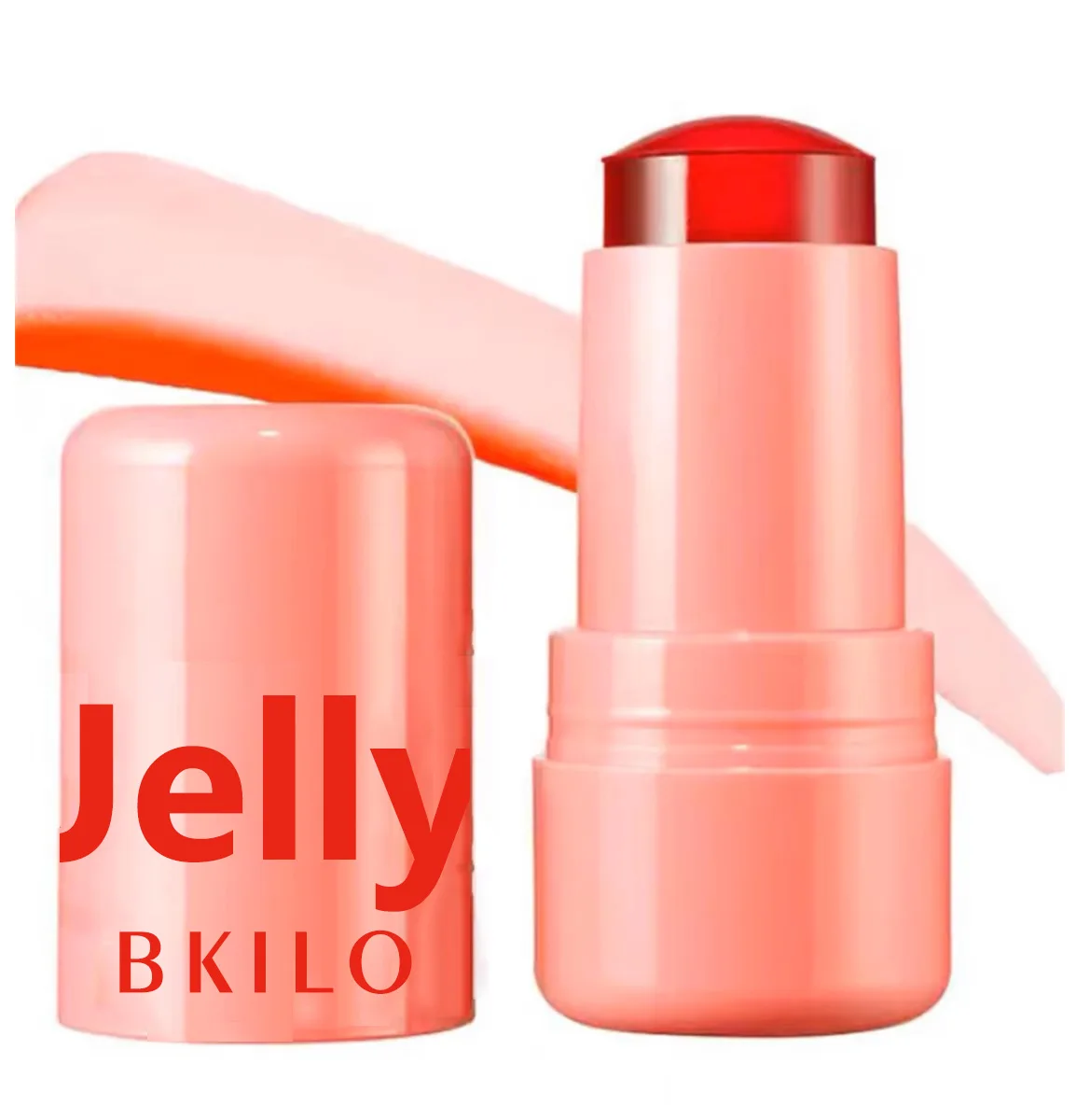 Jelly Cheek Blush Cheek Lip Tint Long Lasting Moisturized Blusher Sticker Lip Gloss 4 Colors Facial Contour Rouge Makeup 6