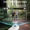 Mini WiFi Action Camera 1080P 30fps Digital Video Camera with 0.96in LCD Screen Built-in Rechrageable Battery Motion Detection 2