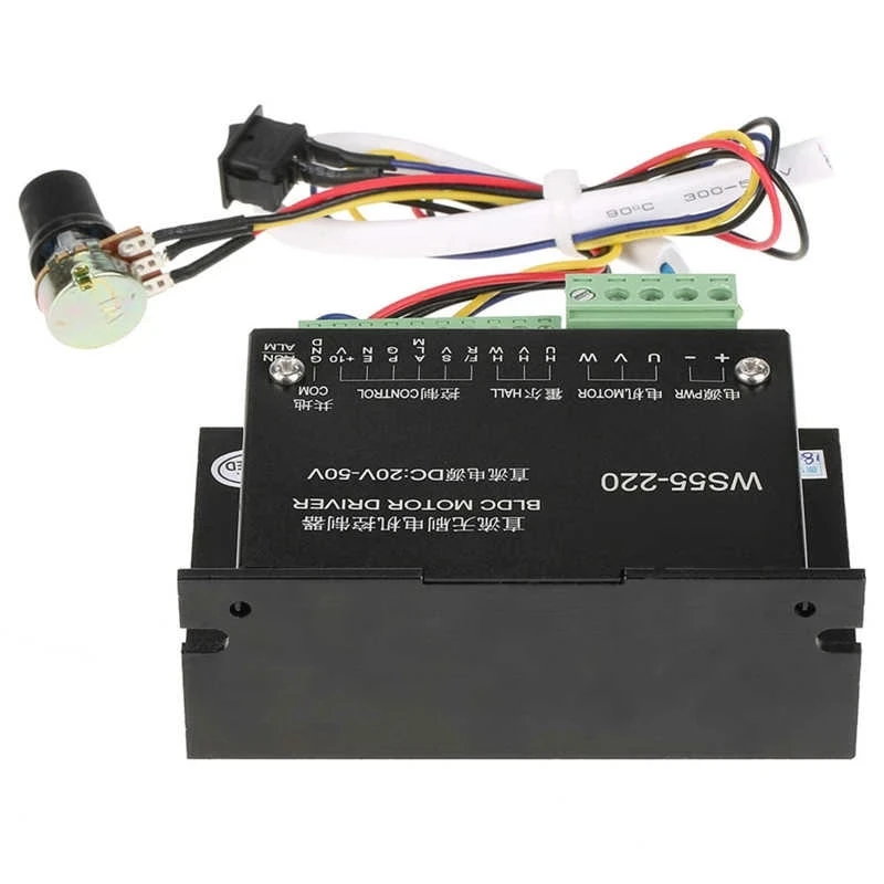 WS55-220 DC 48V 500W CNC 모터 드라이버 컨트롤러 BLDC 모터 드라이버 컨트롤러 스텝 모터 드라이버 20-50 VDC 전력 공구