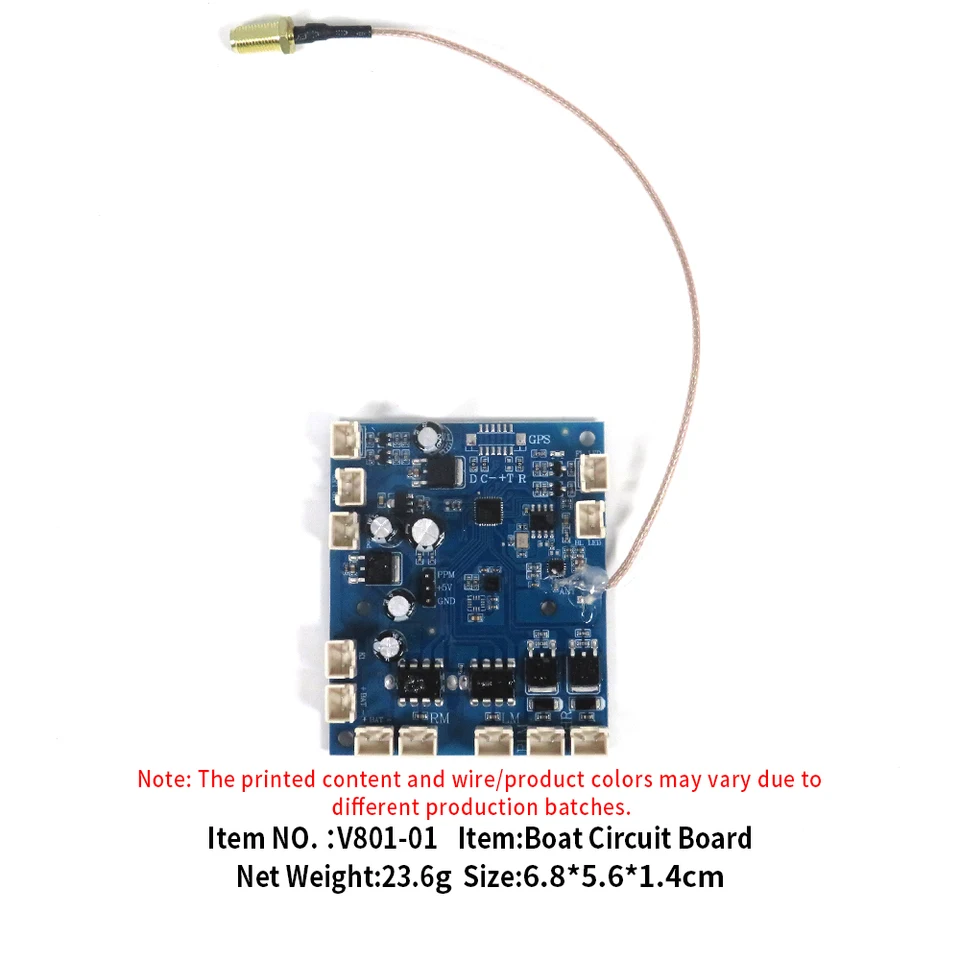 Carte Principale Pour Bateau Appât V020 GPS - Remote Control Bait Boat - Neuf - Pièce De Rechange