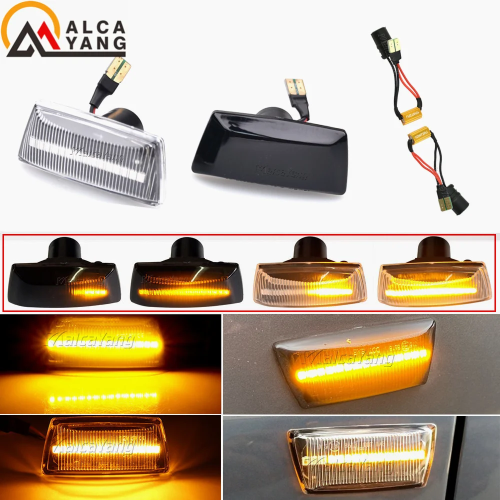 Indicador Lateral Led Dinámico De 2 Piezas, Luz Intermitente Secuencial Para Opel Insignia Astra H Zafira B Corsa D, Chevrolet Cruze