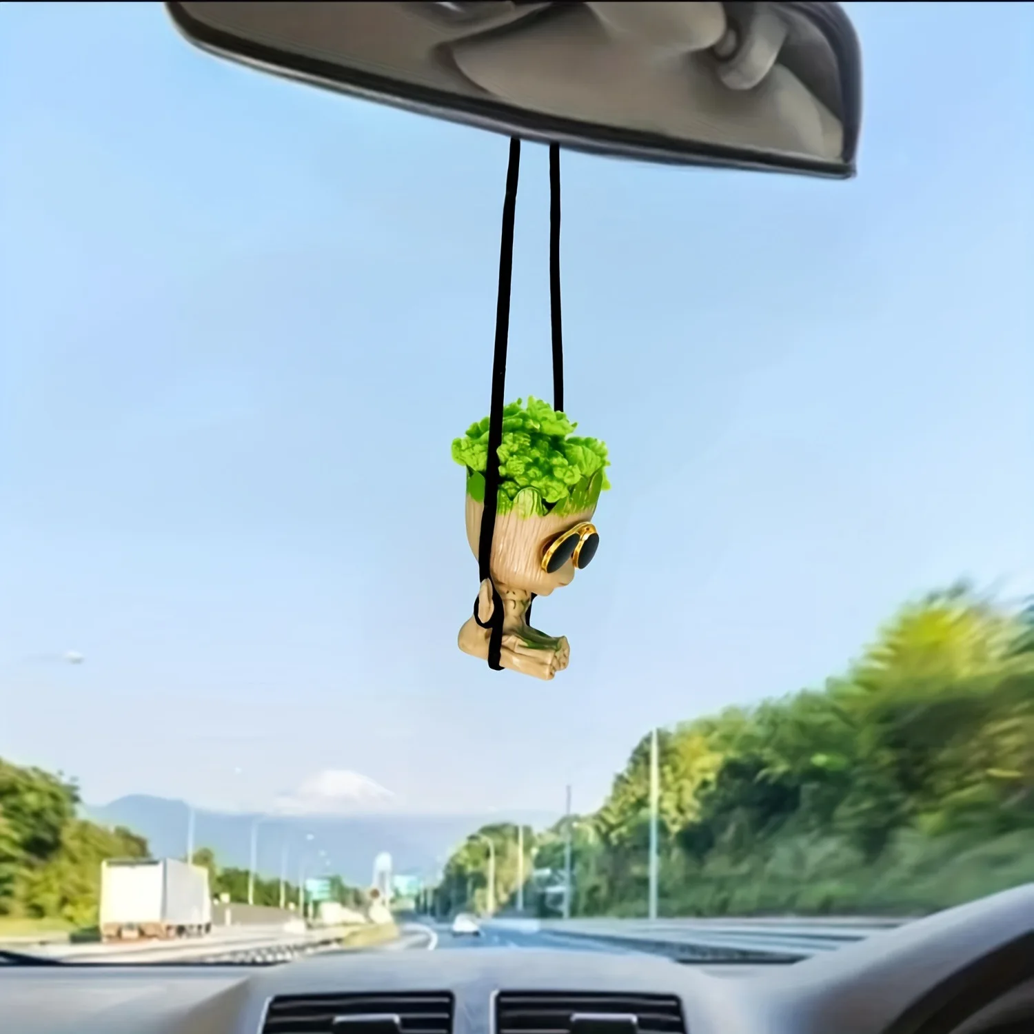 Schaukel Wunder Groot Auto Rückspiegel Anhänger Dekoration Persönlichkeit  Anime Baum Dekoration Raum dekor hängen Sonnen fänger süß