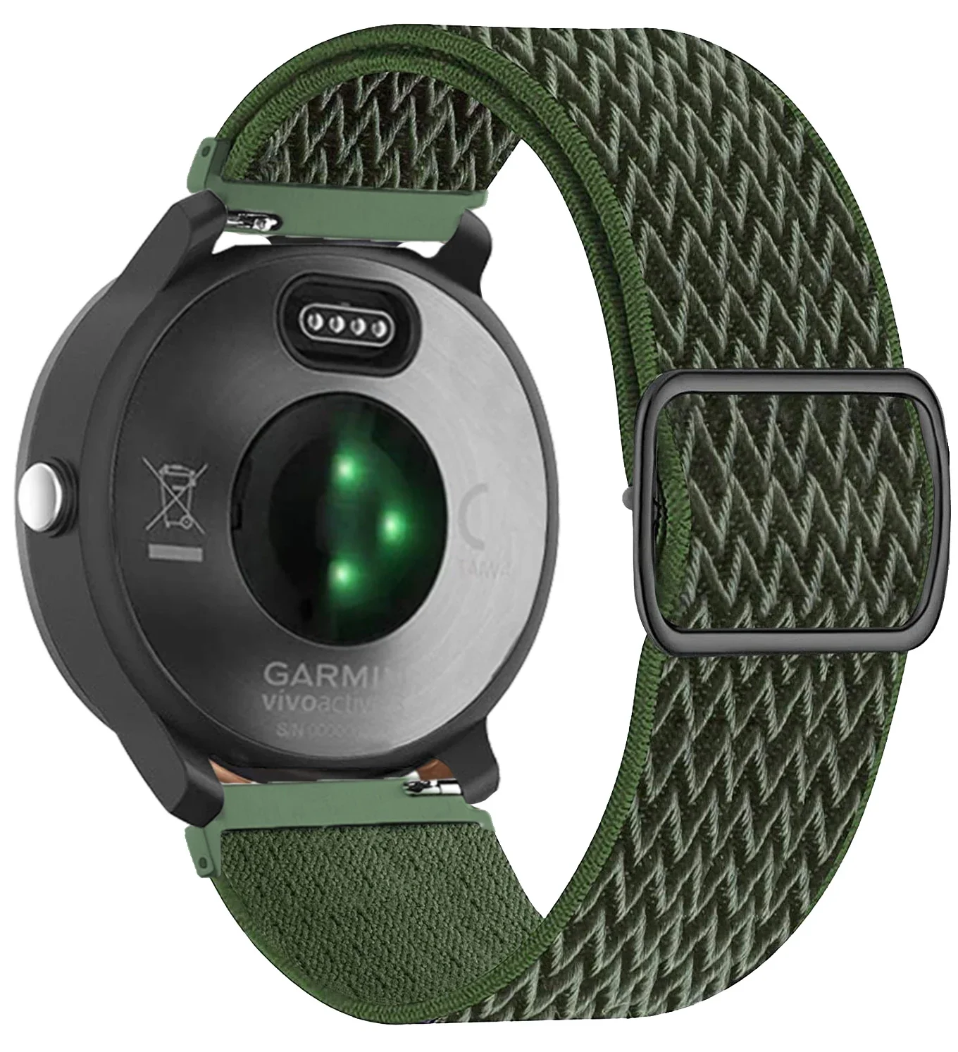 Premium Nylon Elastic Wristband Bracelet for Smartwatches - 20mm/22mm Strap Accessories