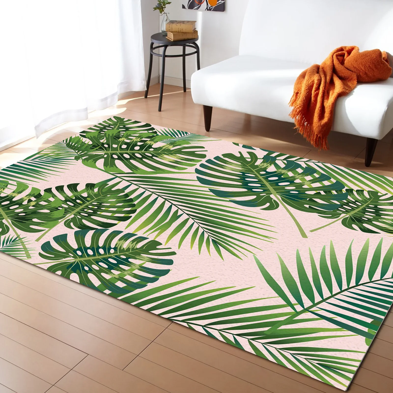 Tropical-Jungle-Leaves-Carpets-for-Living-Room-Bedroom-Household ...
