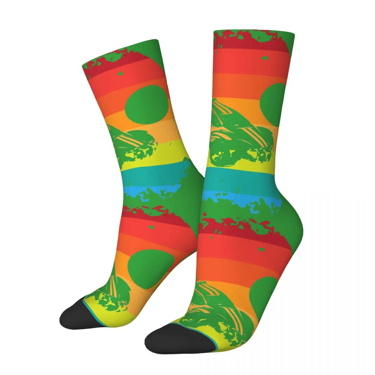 Crazy Compression Rocket Soccer League Ottano Gamer Rocker Essential Sock Rocket Cool League Seamless Pattern Crew Sock Casual