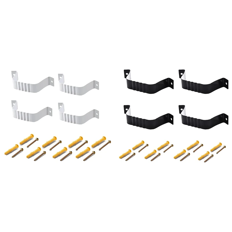 

4Pcs Downspout Adapter Gutter Downspout Strap 2X3 Inch Downspout Leader Strap