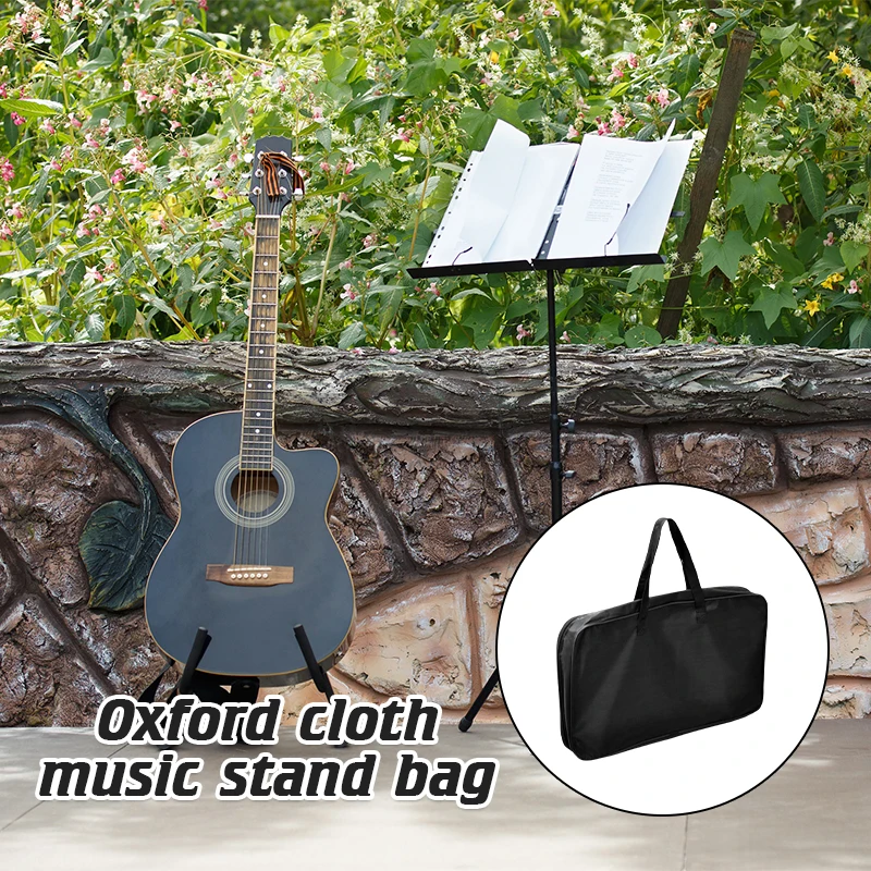 Music Stand Pack Waterproof Oxford Cloth Folding Sheet Stand Bag Tripod Holder Case Musical Instruments Carrying Bags music stand bag