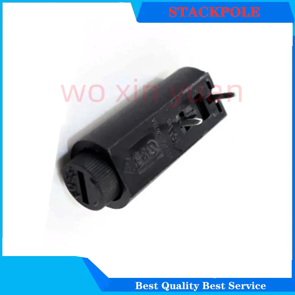 Fuse Holder 5PCS 5*20MM Fuse Holder PTF-45 PTF-50 10A250V 2.5W PCB Panel Mounting Vertical/Horizontal High Temperature Resistance Fuse Boxes