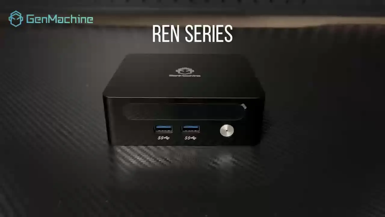 GenMachine AMD Ryzen 5 5600H ミニPC Windows 11 最大64GB