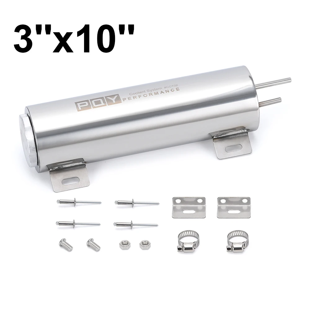 1969-1972 C10 Truck Stainless Steel Overflow Tank/Catch Can,3" x 10" NEW 1969-1972 C10 Truck Stainless Steel Overflow Tank/Catch Can,3" x 10" NEW