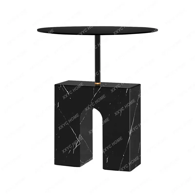 

Nordic Creative Designer Marble Coffee Table Simple Model Room Living Room Sofa Side Table Personality Bed Head round Coffee