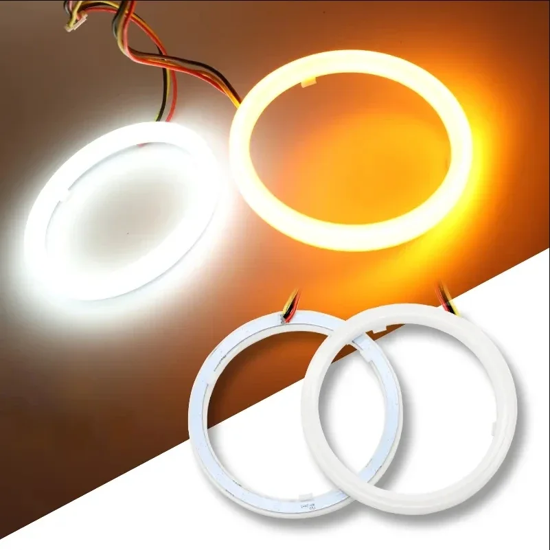 1 Paio 4014 Angel Eyes 60Mm 70Mm 80Mm 90Mm 95Mm 100Mm 110Mm 120Mm Halo Ring Led Faro Lampadina Auto Moto Drl Fendinebbia