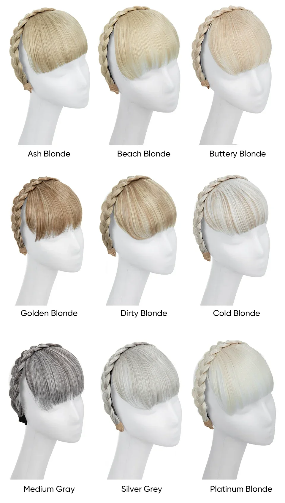 ռ Ӹ ոӸ Ȯ ¥ Ӹ       Natural Flase Black Brown Blonde Bang