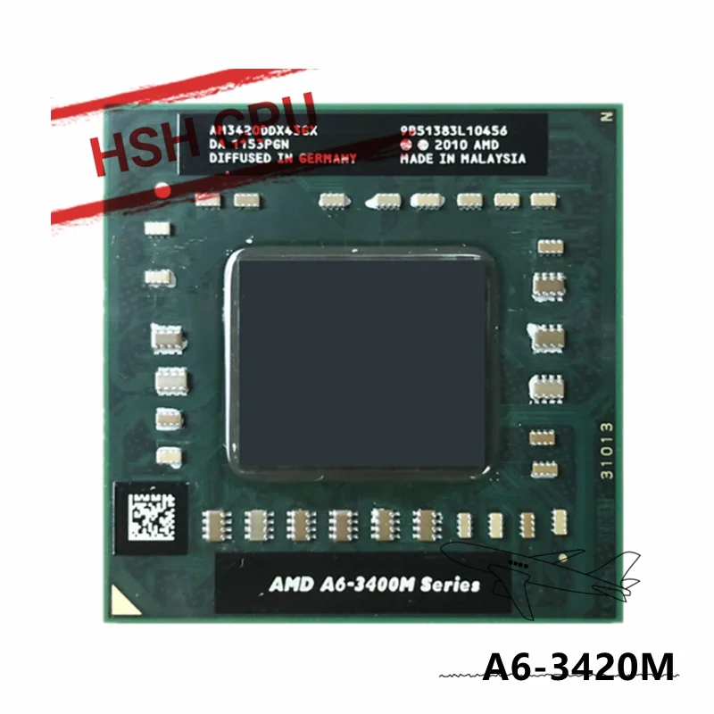 

AMD A6-Series A6 3420M 1,5 ГГц четырехъядерный четырехпоточный ЦПУ процессор AM3420DDX43GX разъем FS1