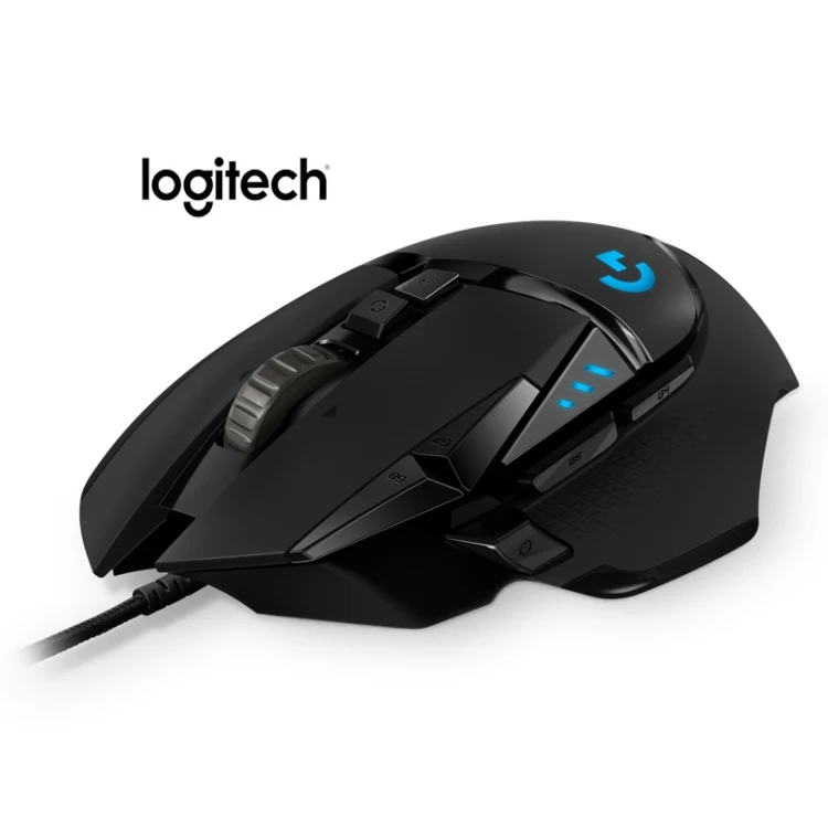 Christmas Stock Up Mouse Da Gioco Cablato Originale Logitech G502 Hero Con 11 Pulsanti