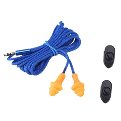 Enhanced Noise - Cancelling Earplugs for Focused Work and Study, Stylish Water - Resistant Earphones (Blue)