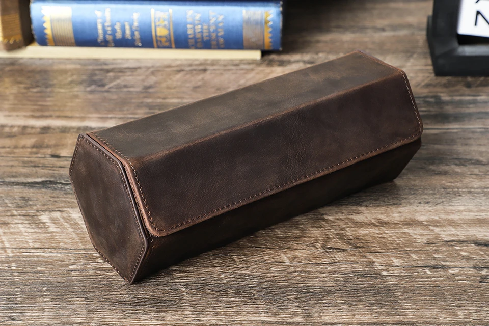 Travel Watch Organizer | Luxury 8-Slot PU Leather Watch Box Organizer – Soft Velvet Int... - SKU LWO16528 - UGI Packaging