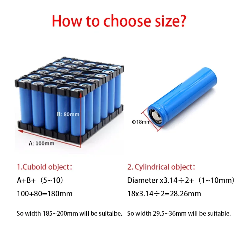 18650 PVC 열 수축 튜브 배터리 팩, 투명 폭 200mm  500mm 절연 보호 필름 랩 리튬 케이스 케이블 슬리브