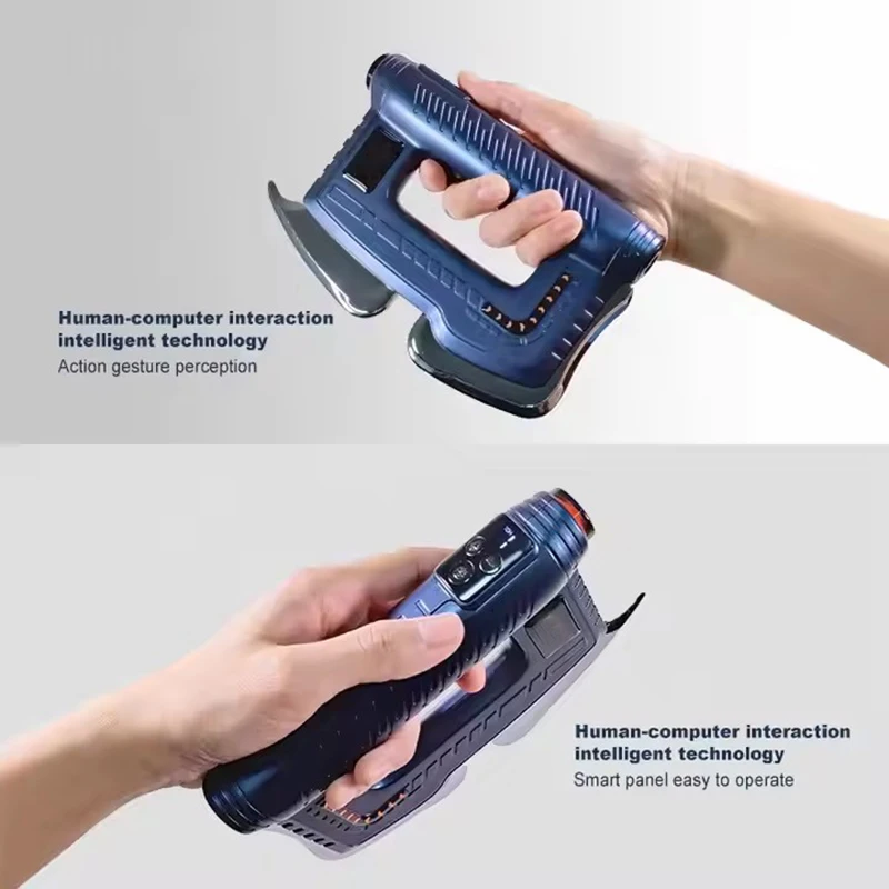 Home Use Gua Sha Scraping Myofascial Massager Heated Muscle Scraper with Heating EMS Red Light Therapy Massage Instrument