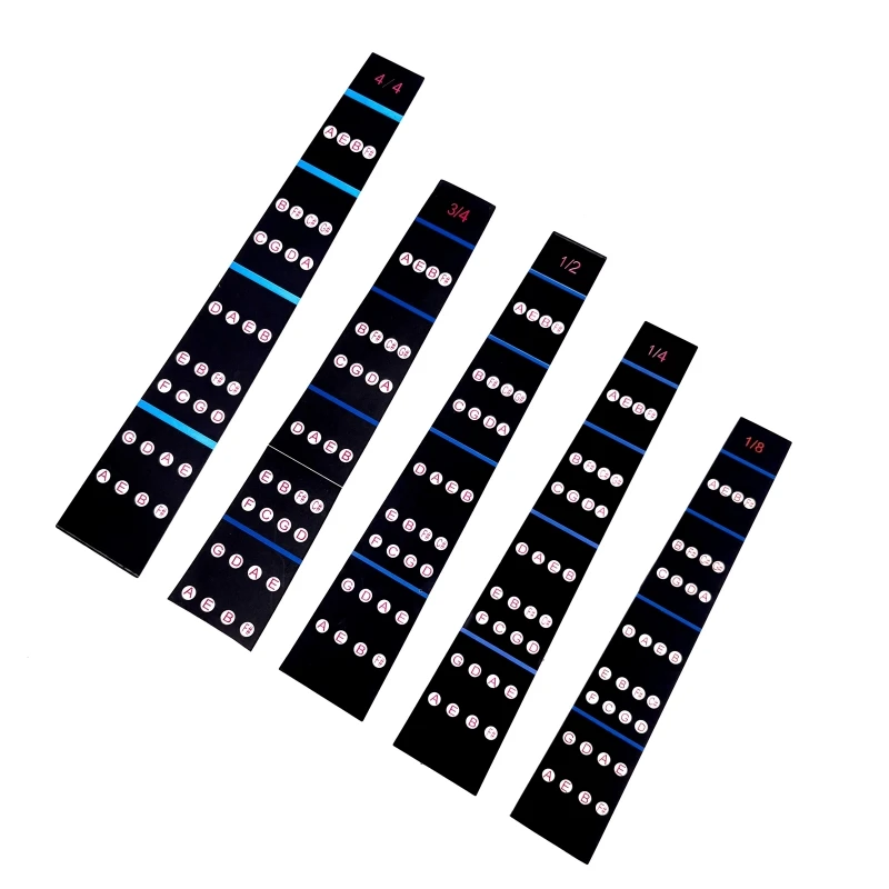 Violin Fingerboard Marker Beginners Guide Sticker Fiddle Finger Fretboard Indicator Aids Position 4/4 3/4 1/2 1/4 1/8 3pcs