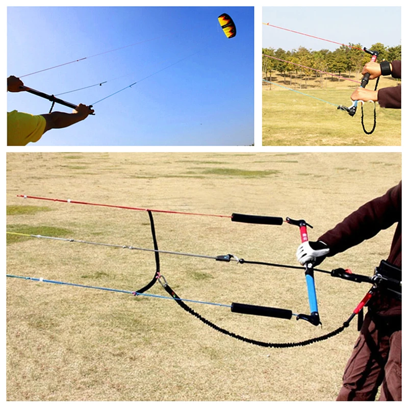 freeshippingpowerkitecontrolbarthreelinestuntkiteaccessories