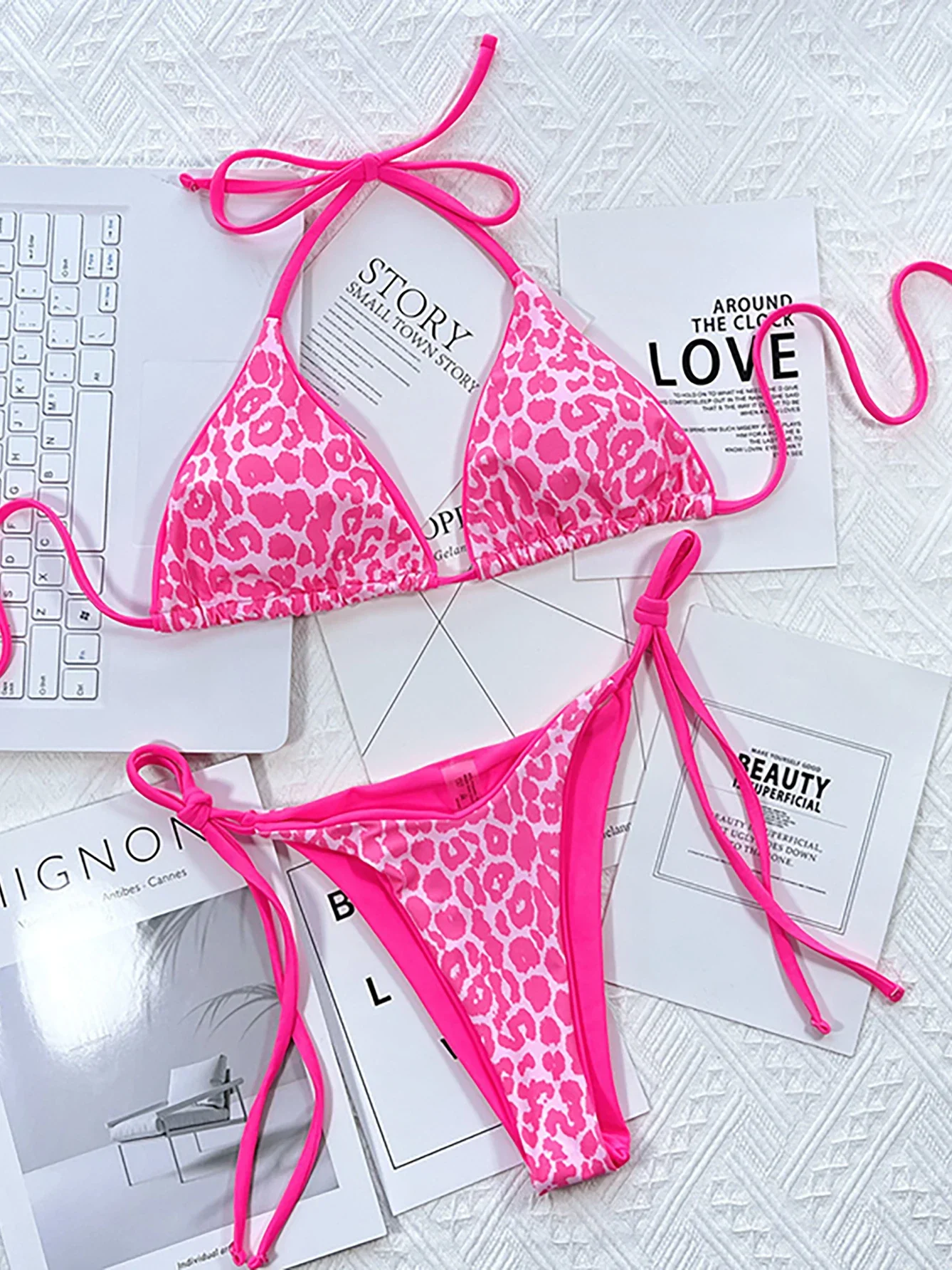 Sexy Leopard Micro Bikini Set Women Swimsuit Female Swimwear for bikini set,bikini swimsuit,women swimwear