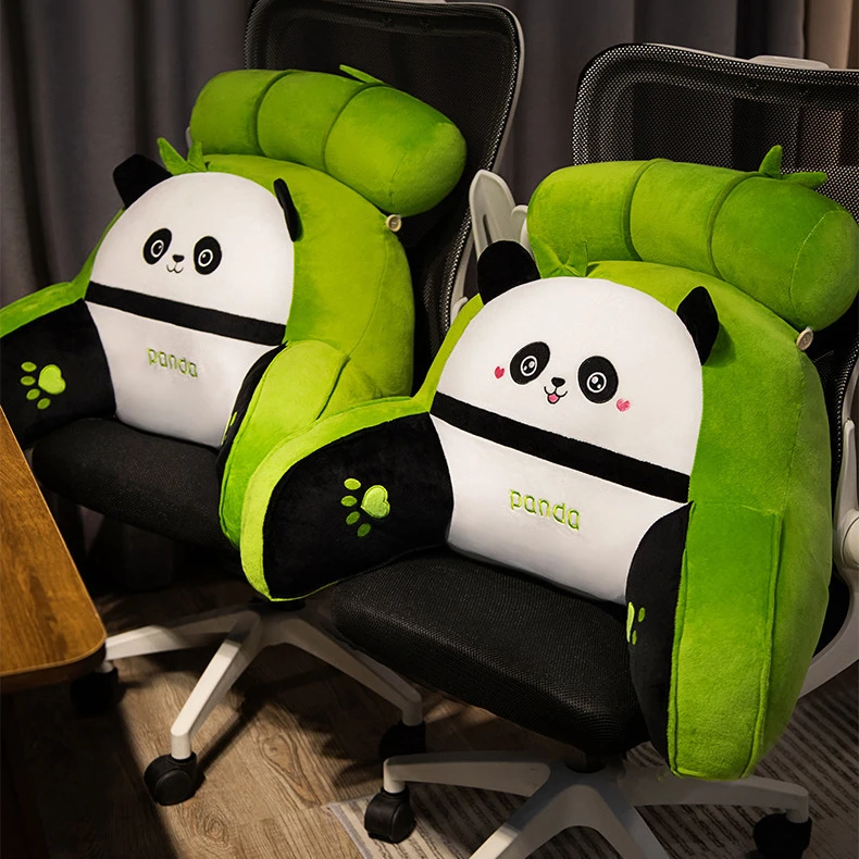 Cartoon Panda Detachable Washable Cushion Bedhead Pregnant Women's Waist Pillow Sofa Decorator Lumbar Support Chair Cushion 6