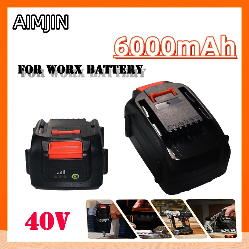 

40V 6000mAH Lithium-Ion Large-Capacity Battery Suitable for Power Tool WORX