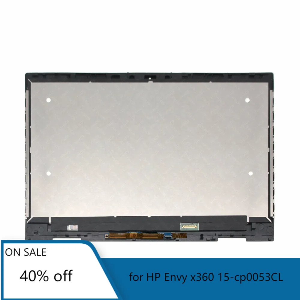 

L71938-001 15.6 inch for HP Envy x360 15-cp0053CL LCD Touch Screen Digitizer Assembly Replacement FHD 1920x1080 EDP 30pins