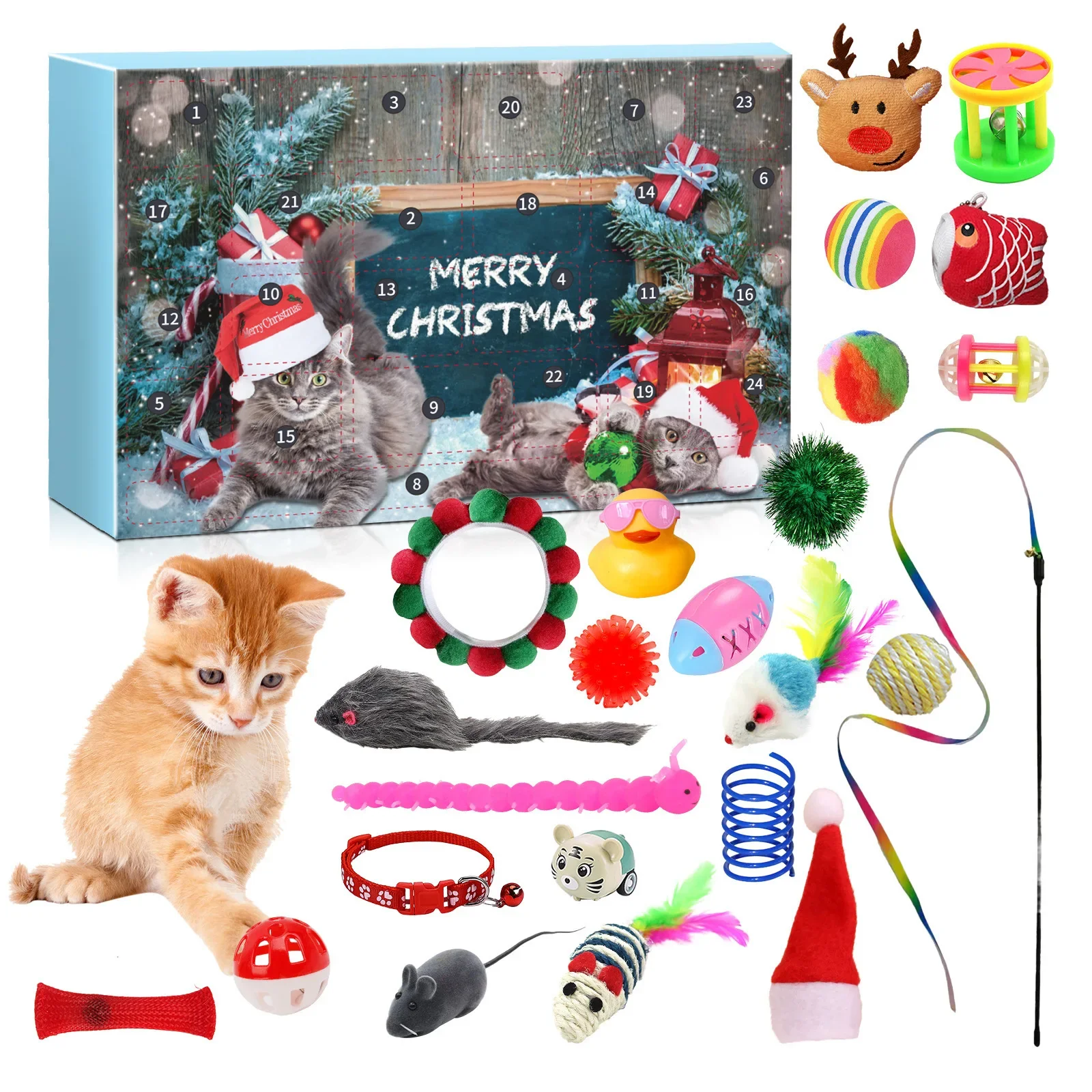Calendario De Adviento Puzzle 2025 | 1008 Piezas Con 24 Gatos | 42 Piezas Al Día | Tamaño Final 70x50 Cm | Regalo Original Para Toda La Familia