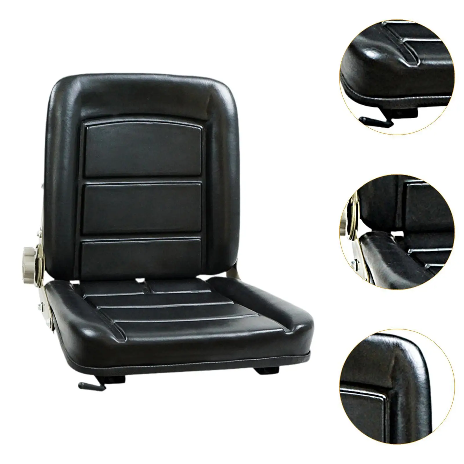 Universal Forklift Seat Accessories Adjustable Ergonomic Easy to Install