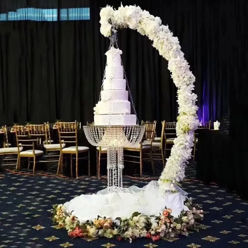 Large Wedding Decoration Hanging Cake Chandelier Stand Backdrop Cake Stands for Events Wedding