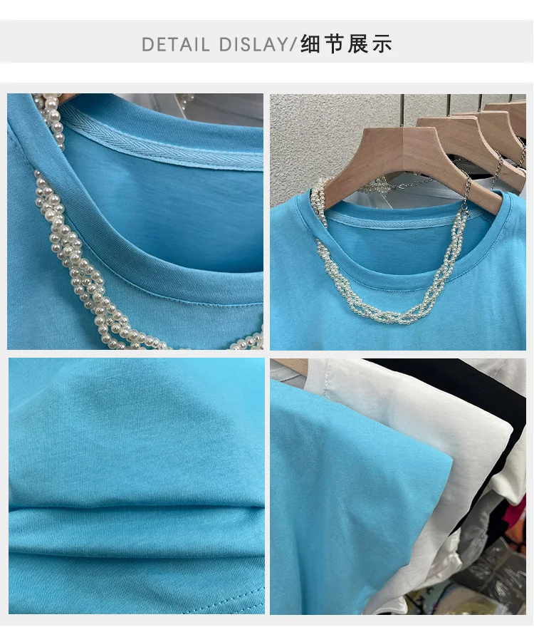 Short Backless Top Shoulder Short Sleeve T-shirt for Women Summer