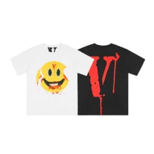 

Limited edition Vlone Short-sleeved Female Couple Loose Street Hip-hop Big V Trend T-shirt Men's Cotton Round Neck clothing