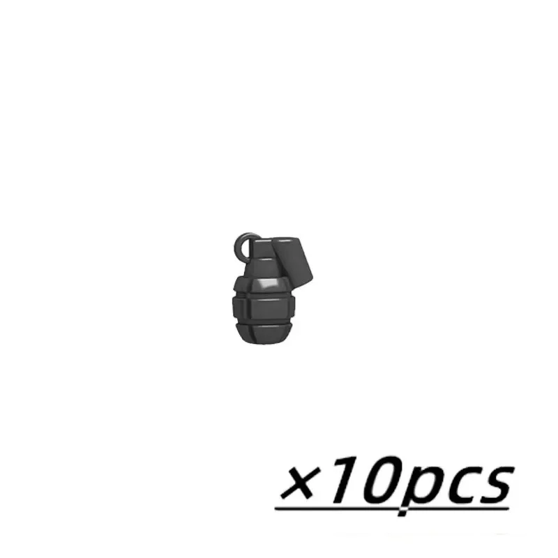 Military Weapons Miniature Set: Light Machine Guns & Soldier Accessories Building Blocks