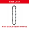 4 Inch Chainsaw for Wood Cutting Wireless Mini Saw Chain Guid Portable Electric Saw Mini Chainsaws Logging Saw Chain Accessories 2