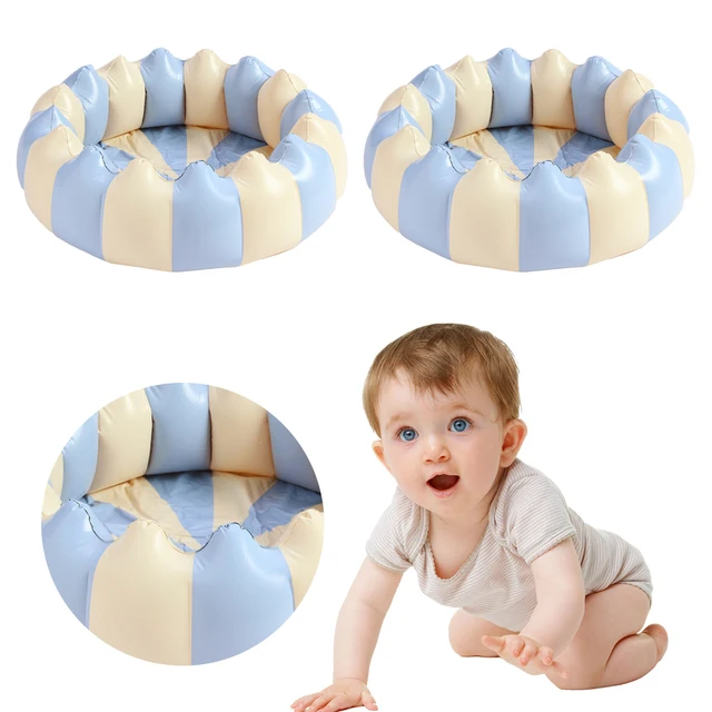 Inflatable Swimming Pool Blow-Up Pool Anti Slip Kids Inflatable Pool Portable Round Swim Pool Multi-Function for Indoor Outdoor 3