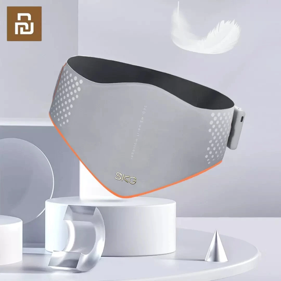 Youpin Skg Massage Belt W5 Ems + Tens Pulse 6 Zone Hot Compress Massage Type-C Charging Mijia App Comodo Massaggiatore Elettrico