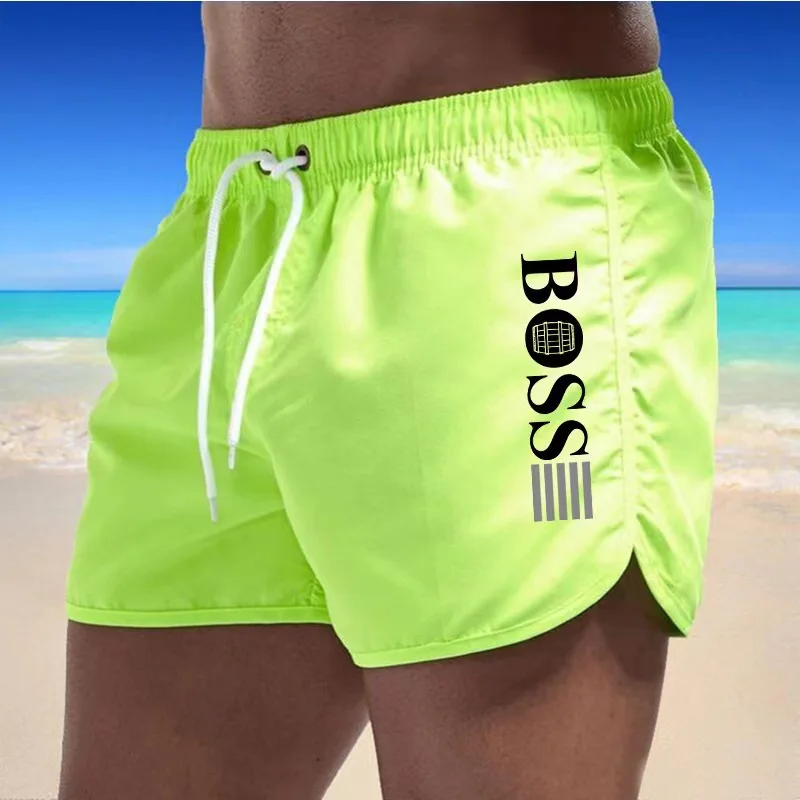 2024 New Trendy Men's Shorts Beach Pants Swimming Fitness Women's Sexy 3/4 Pants Breathable Sweat-absorbing Cool Outdoor Hip Hop