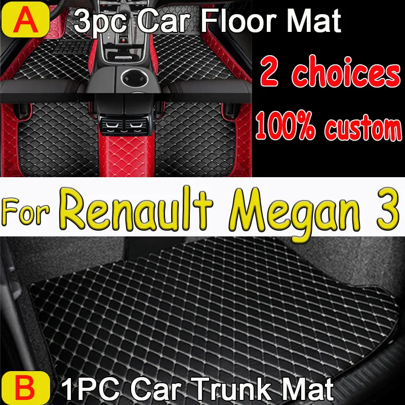 

Car Floor Mats For For Renault Megan 3 2008~2014 DropShipping Center Auto Interior Accessories Leather Carpets Rugs Foot Pads