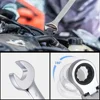6mm 7mm 8mm 9mm 10mm 11mm 12mm 13mm 14mm 15mm 16mm 17mm 18mm 19mm Reversible Ratchet Wrench Ratcheting Socket Spanner Nut Tools 5